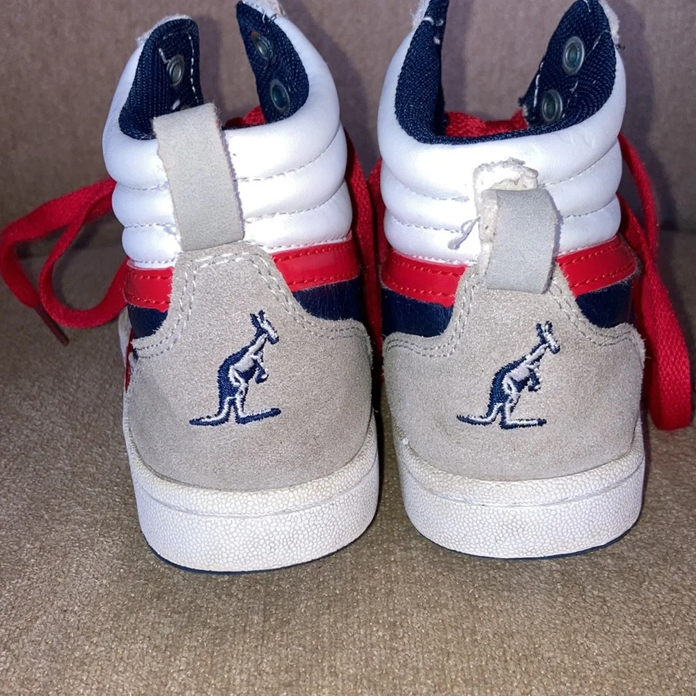 AUSTRALIAN Kids Suede High Top Basketball Shoes/Sneakers Size 13.5